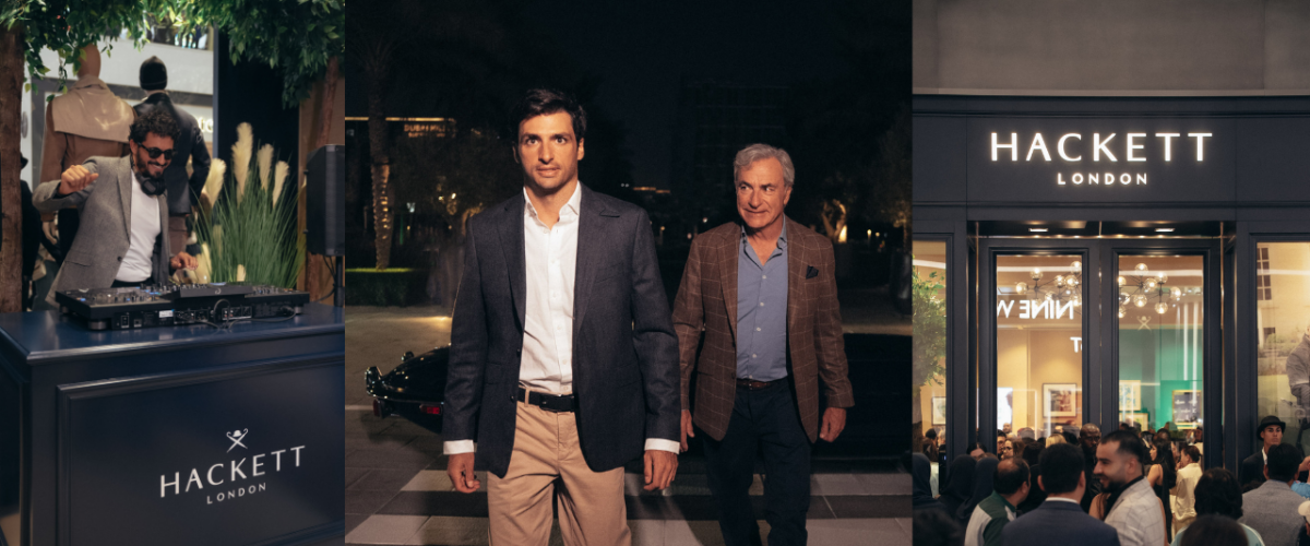 Carlos Sainz x Hackett London Event in Dubai