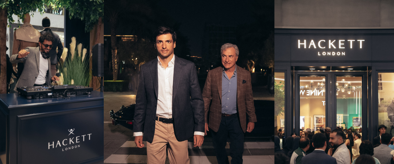 Carlos Sainz x Hackett London Event in Dubai